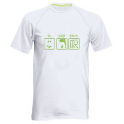 Чоловіча футболка для спорту Eat Sleep Roblox - PrintSalon