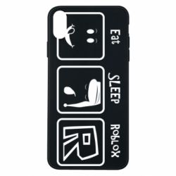 Чохол для iPhone Xs Max Eat Sleep Roblox - PrintSalon