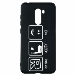 Чохол для Xiaomi Pocophone F1 Eat Sleep Roblox - PrintSalon