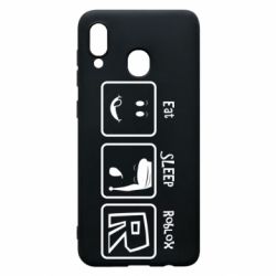 Чохол для Samsung A30 Eat Sleep Roblox - PrintSalon