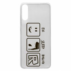 Чохол для Samsung A70 Eat Sleep Roblox - PrintSalon