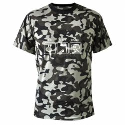 Камуфляжна футболка Eat Sleep Roblox - PrintSalon