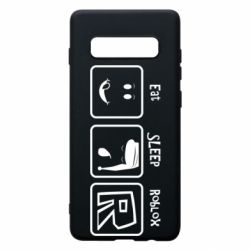 Чохол для Samsung S10+ Eat Sleep Roblox - PrintSalon