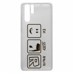 Чохол для Huawei P30 Pro Eat Sleep Roblox - PrintSalon