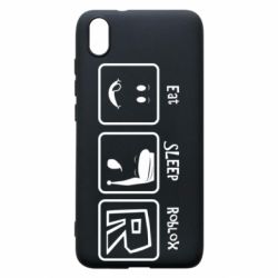 Чохол для Xiaomi Redmi 7A Eat Sleep Roblox - PrintSalon