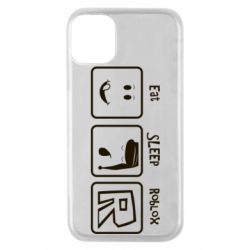 Чохол для iPhone 11 Pro Eat Sleep Roblox - PrintSalon