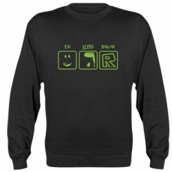 Світшот Eat Sleep Roblox - PrintSalon