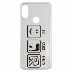 Чохол для Xiaomi Redmi Note 7 Eat Sleep Roblox - PrintSalon