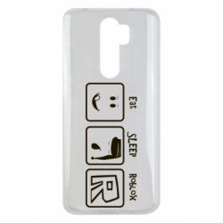 Чохол для Xiaomi Redmi Note 8 Pro Eat Sleep Roblox - PrintSalon