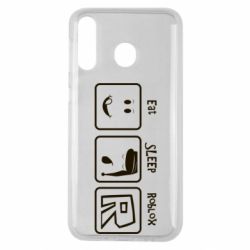 Чохол для Samsung M30 Eat Sleep Roblox - PrintSalon