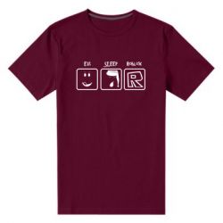Чоловіча преміум футболка Eat Sleep Roblox - PrintSalon