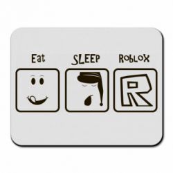 Килимок для миші Eat Sleep Roblox - PrintSalon
