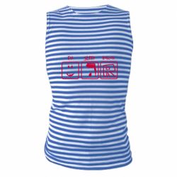 Майка-тільняшка Eat Sleep Roblox - PrintSalon