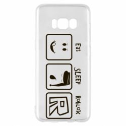 Чохол для Samsung S8 Eat Sleep Roblox - PrintSalon