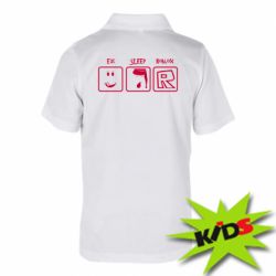 Дитяче поло Eat Sleep Roblox - PrintSalon