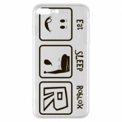 Чехол для iPhone 8 Plus Eat Sleep Roblox
