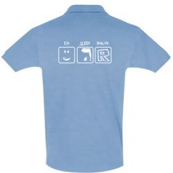 Чоловіче поло Eat Sleep Roblox - PrintSalon