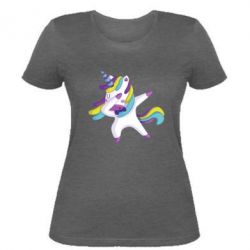 Женская футболка Единорог делает дэббинг - PrintSalon