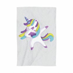 Полотенце с принтом Единорог делает дэббинг - PrintSalon