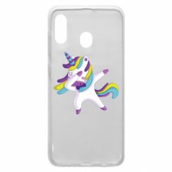 Чехол для Samsung A30 Единорог делает дэббинг - PrintSalon