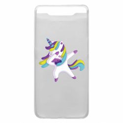 Чехол для Samsung A80 Единорог делает дэббинг - PrintSalon