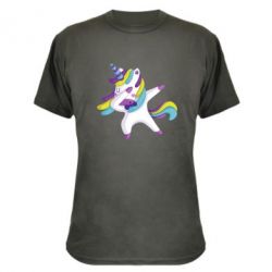 Камуфляжная футболка Единорог делает дэббинг - PrintSalon