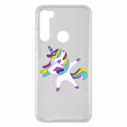Чехол для Xiaomi Redmi Note 8 Единорог делает дэббинг - PrintSalon