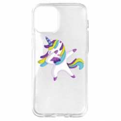 Чехол для iPhone 12 mini Единорог делает дэббинг - PrintSalon