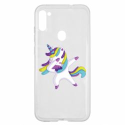 Чехол для Samsung A11/M11 Единорог делает дэббинг - PrintSalon