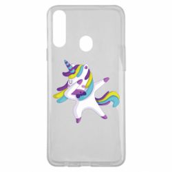 Чехол для Samsung A20s Единорог делает дэббинг-PrintSalon Чехол для Samsung A20s Единорог делает дэббинг