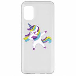 Чехол для Samsung A31 Единорог делает дэббинг - PrintSalon