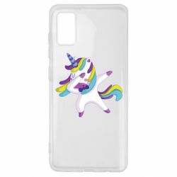 Чехол для Samsung A41 Единорог делает дэббинг - PrintSalon
