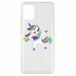 Чехол для Samsung A51 Единорог делает дэббинг - PrintSalon