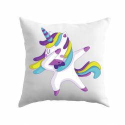 Подушка Единорог делает дэббинг - PrintSalon