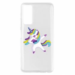 Чехол для Huawei P Smart 2021 Единорог делает дэббинг - PrintSalon