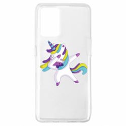 Чехол для Oppo A74 4G Единорог делает дэббинг - PrintSalon