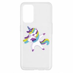 Чехол для Oppo Reno 5 4G Единорог делает дэббинг - PrintSalon
