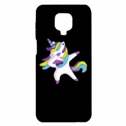 Чехол для Xiaomi Redmi Note 9S/9Pro/9Pro Max Единорог делает дэббинг - PrintSalon