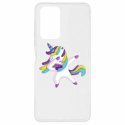 Чехол для Xiaomi Redmi Note 10 Pro Единорог делает дэббинг - PrintSalon