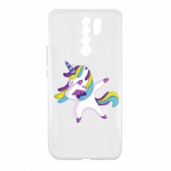 Чехол для Xiaomi Redmi 9 Единорог делает дэббинг - PrintSalon