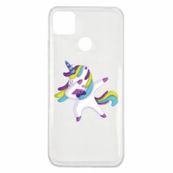Чехол для Xiaomi Redmi 9c Единорог делает дэббинг
