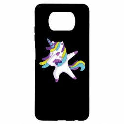 Чехол для Xiaomi Poco X3 Единорог делает дэббинг - PrintSalon