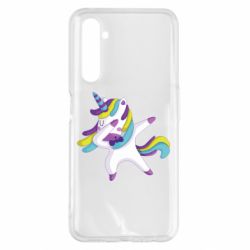 Чехол для Realme 6 Pro Единорог делает дэббинг - PrintSalon