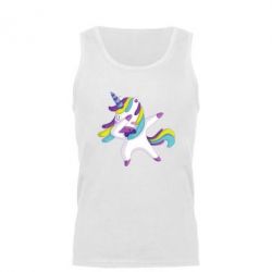 Мужская майка Единорог делает дэббинг - PrintSalon