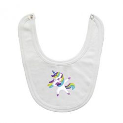 Слюнявчик  Единорог делает дэббинг - PrintSalon