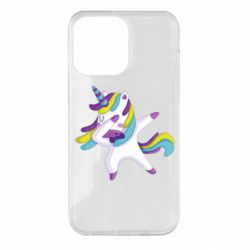 Чехол для iPhone 14 Pro Max Единорог делает дэббинг - PrintSalon