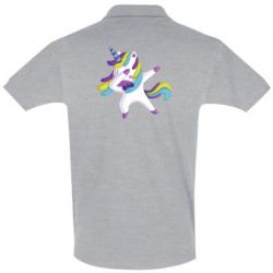 Мужское поло Единорог делает дэббинг - PrintSalon