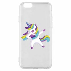 Чехол для iPhone 6/6S Единорог делает дэббинг - PrintSalon