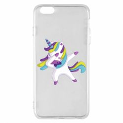Чехол для iPhone 6 Plus/6S Plus Единорог делает дэббинг - PrintSalon