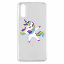 Чехол для Huawei P20 Единорог делает дэббинг - PrintSalon